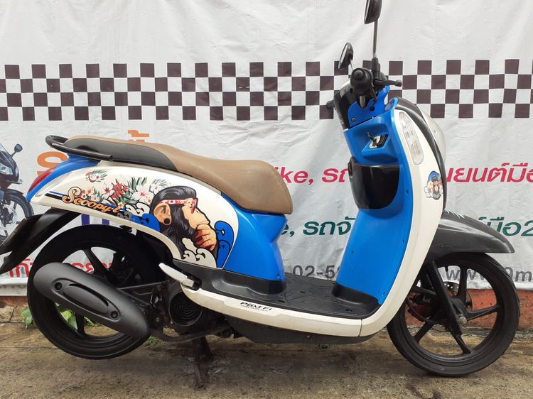 Scoopyi ปี56 ล้อแม็ก เครื่องดีศูนย์ดี รถบ้านมือเดียว รถไม่เคยล้มชนหนัก