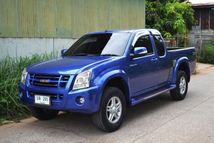 Isuzu D-MAX 2008 2.5 Hi-Lander Pickup ดีเซล ไม่ติดแก๊ส เกียร์ธรรมดา น้ำเงิน