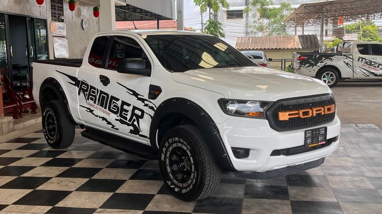 Ford Ranger 2019 2.2 Hi-Rider XL Plus Pickup ดีเซล ไม่ติดแก๊ส เกียร์ธรรมดา ขาว รูปที่ 3