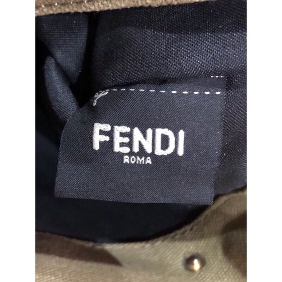 กระเป๋า FENDI PEEKABOO XหรือTOTE ขนาดกลาง  หนังสีเขียวเข้มและน้ำตาล  เป็นสินค้ามือสองงานลุ้น ตู้ญี่ปุ่นไม่การันตีแท้   รูปที่ 6