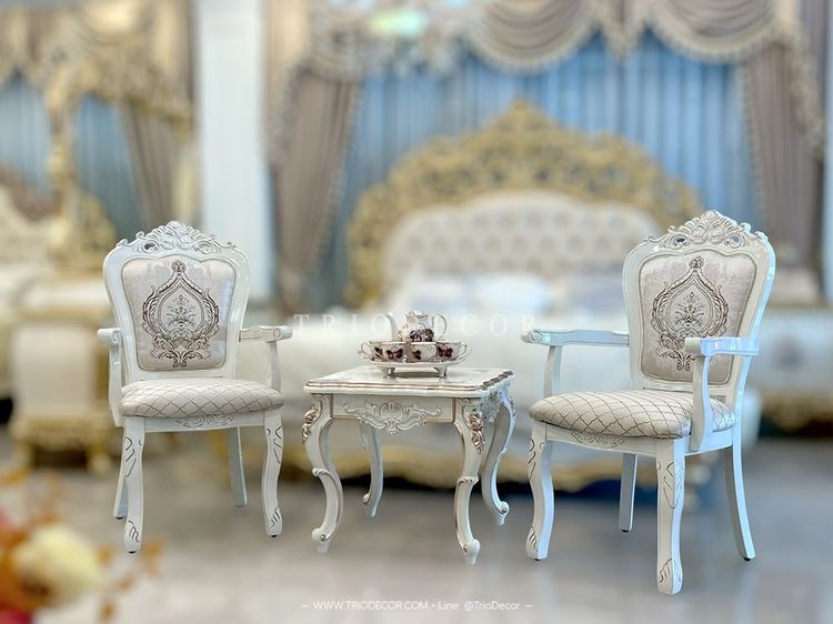 AZTECA-I Classic Coffee Set ชุดโต๊ะน้ำชาสไตล์หลุยส์ รุ่น แอสเตก้า-1 รูปที่ 2