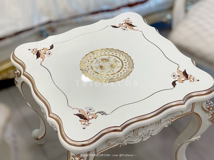 AZTECA-I Classic Coffee Set ชุดโต๊ะน้ำชาสไตล์หลุยส์ รุ่น แอสเตก้า-1 รูปที่ 8