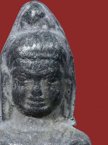 พระร่วงหูยาน พิมพ์หน้ามงคล วัดพระมหาธาตุ จ.ลพบุรี เนื้อชินเงิน เก่า รูปที่ 12