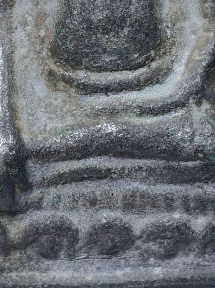 พระร่วงหูยาน พิมพ์หน้ามงคล วัดพระมหาธาตุ จ.ลพบุรี เนื้อชินเงิน เก่า รูปที่ 5