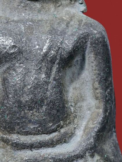 พระร่วงหูยาน พิมพ์หน้ามงคล วัดพระมหาธาตุ จ.ลพบุรี เนื้อชินเงิน เก่า รูปที่ 15