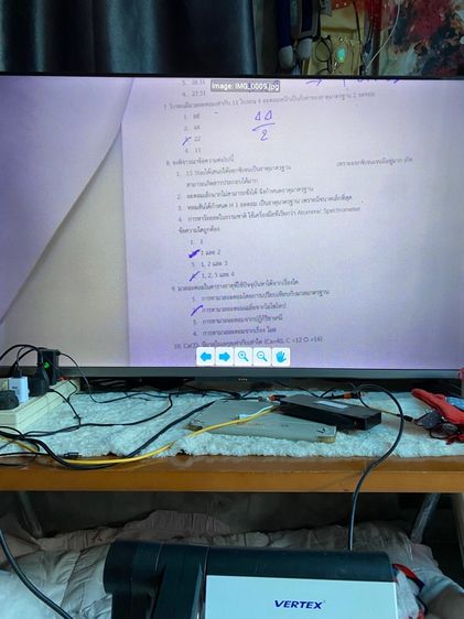เครื่องฉายภาพ 3 มิติ VERTEX Visualizer D-4135ไฟมาใช้ได้ รูปที่ 16