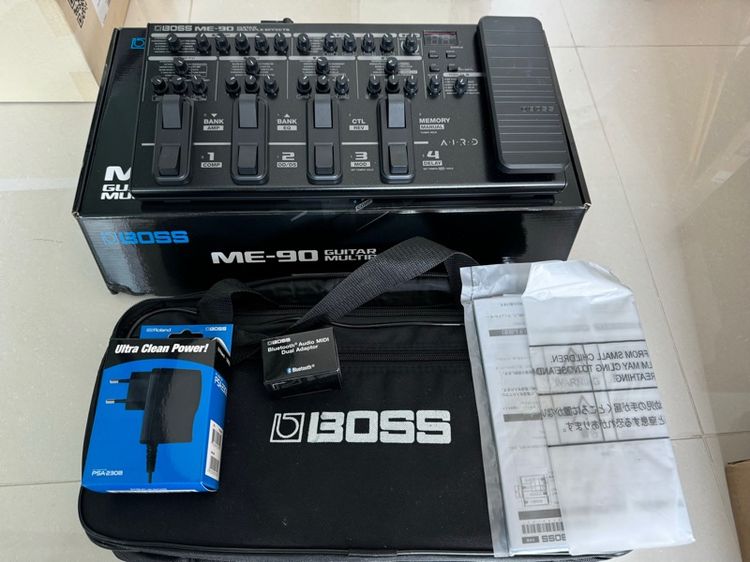 เอฟเฟคกีตาร์ Boss ME-90 Guitar Effect พร้อม Adapter และ Bluetooth Adapter ใหม่มาก ไม่เคยเหยียบ รูปที่ 4