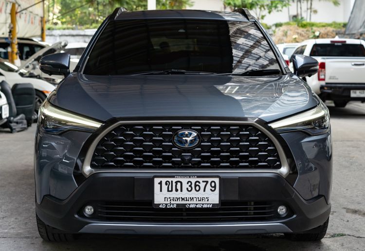 Toyota Corolla Cross 2020 1.8 Hybrid Premium Safety Utility-car ไฮบริด ไม่ติดแก๊ส เกียร์อัตโนมัติ เทา