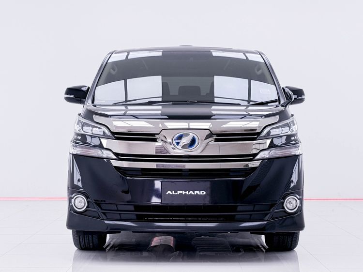 Toyota Vellfire 2016 2.5 Hybrid E-Four 4WD Utility-car ไฮบริด ไม่ติดแก๊ส เกียร์อัตโนมัติ ดำ รูปที่ 3
