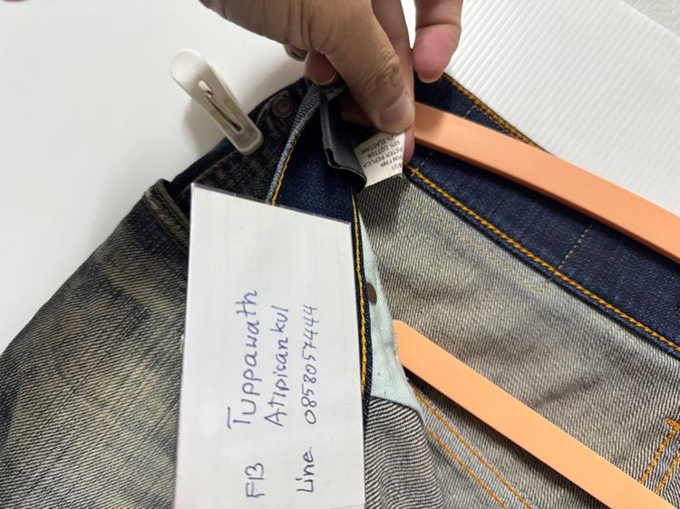 ยีนส์ nudie thin finn peter replica ของแท้ รูปที่ 7