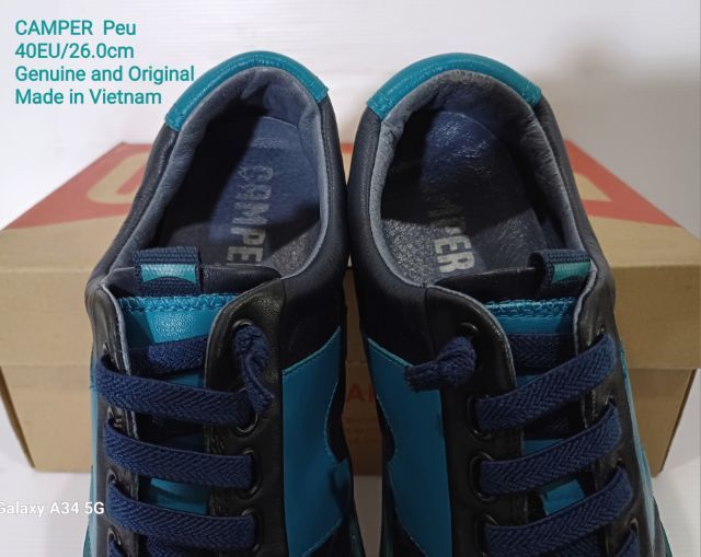 CAMPER Peu, Unisex 40EU(26.0cm) Original ของแท้ มือ 2 สภาพเยี่ยม, รองเท้า CAMPER แบบสวมใช้เชือกยืด หนังแท้ พื้นเต็ม Soft หนานุ่มพิเศษ สวยมาก รูปที่ 7