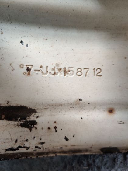 กะทะล้อเหล็กขอบ15หน้ากว้างยื่น  5รูโตโยต้าต่อรองได้ รูปที่ 4