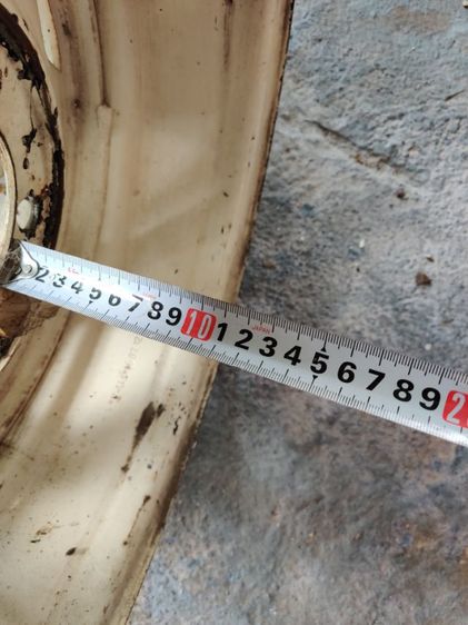 กะทะล้อเหล็กขอบ15หน้ากว้างยื่น  5รูโตโยต้าต่อรองได้ รูปที่ 6