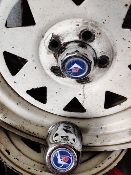 กะทะล้อเหล็กขอบ15หน้ากว้างยื่น  5รูโตโยต้าต่อรองได้ รูปที่ 3