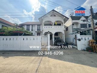 บ้านเดี่ยว 2 ชั้น 100 ตร.ว. หมู่บ้านสวัสดิการ กรป.กลาง เทิดราชัน27 ใกล้สนามบินดอนเมือง ถนนวิภาวดี-รังสิต ถนนเทิดราชัน เขตดอนเมือง กรุงเทพมหา