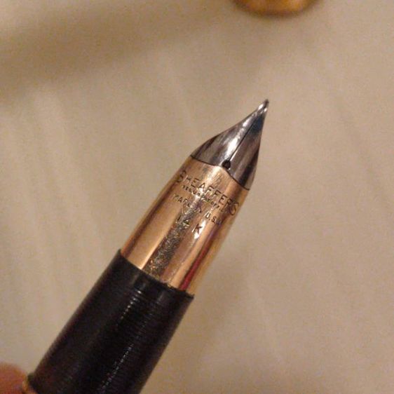 ปากกาหมึก พร้อมแทน SHEAFFER'S หัวทองคำ 14K 585 รูปที่ 12