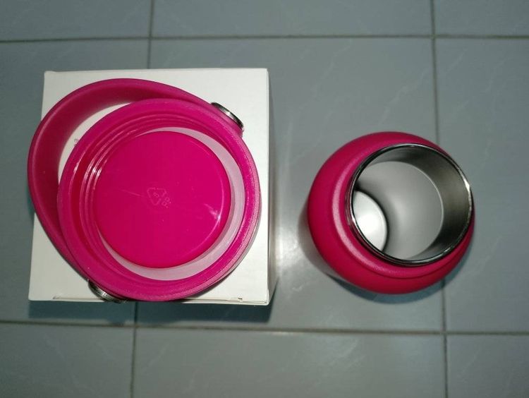 กระบอกน้ำ Wacoal Tumbler สีชมพู ของแท้จาก Wacoal รูปที่ 3