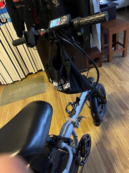 รถจักรยานไฟฟ้า 14นิ้ว สีเทา Dongc สภาพดีวิ่งไป500กม รูปที่ 8