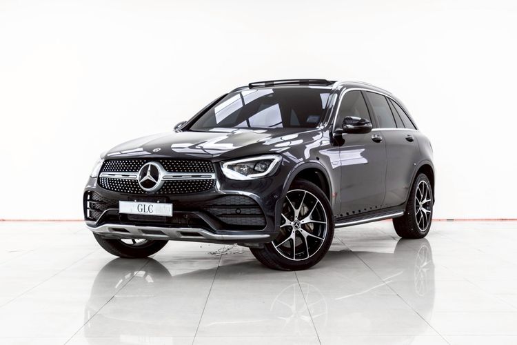รถ Mercedes-Benz GLC-Class GLC300e สี เทา