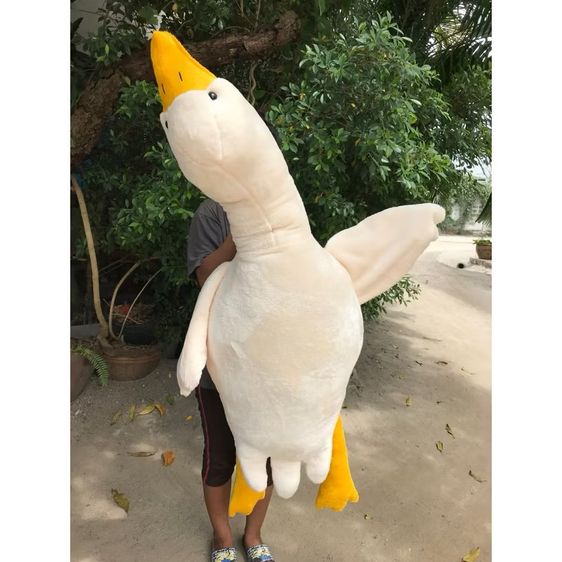 ตุ้กตาห่านใหญ่ สภาพดีของมือสอง ความยาวประมาณ160ซม