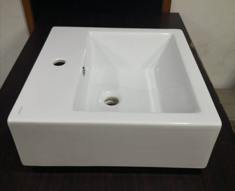 อ่างล้างหน้า แบบวางบนเคาน์เตอร์ HAFELE (ของใหม่ ราคาถูก) รูปที่ 8