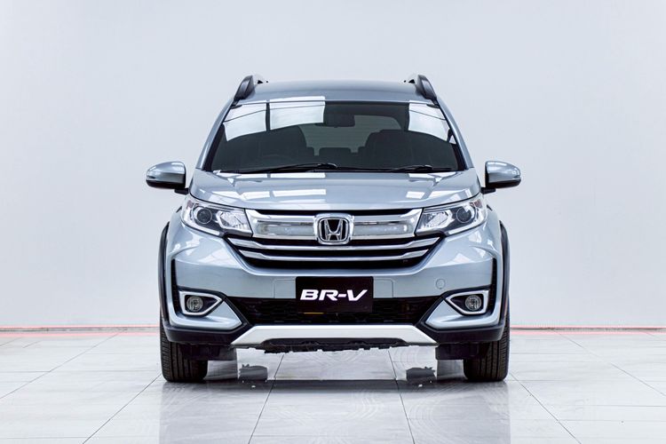 Honda BR-V 2019 1.5 SV Utility-car เบนซิน ไม่ติดแก๊ส เกียร์อัตโนมัติ เทา รูปที่ 4
