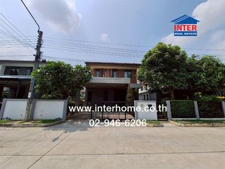 บ้านเดี่ยว 2 ชั้น 52.4 ตร.ว. หมู่บ้านบุราสิริวงแหวน-อ่อนนุช ซอยกาญจนาภิเษก39 ถนนกาญจนาภิเษก ถนนกิ่งแก้ว บางพลี สมุทรปราการ