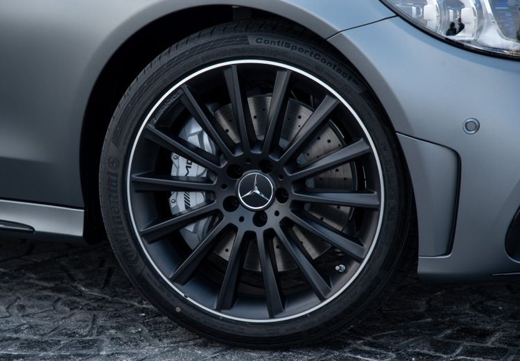 ล้อเบ็นซ์ ล้อBenz C-Class W205 AMG แท้ ลายก้านบิด C43 ขอบ19" ใส่ Benz ได้หลายรุ่น รูปที่ 4
