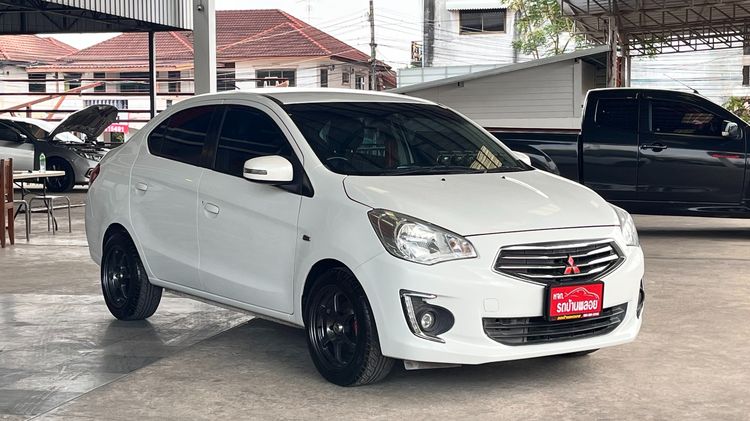 Mitsubishi Attrage 2018 1.2 GLS Sedan เบนซิน ไม่ติดแก๊ส เกียร์อัตโนมัติ ขาว รูปที่ 3