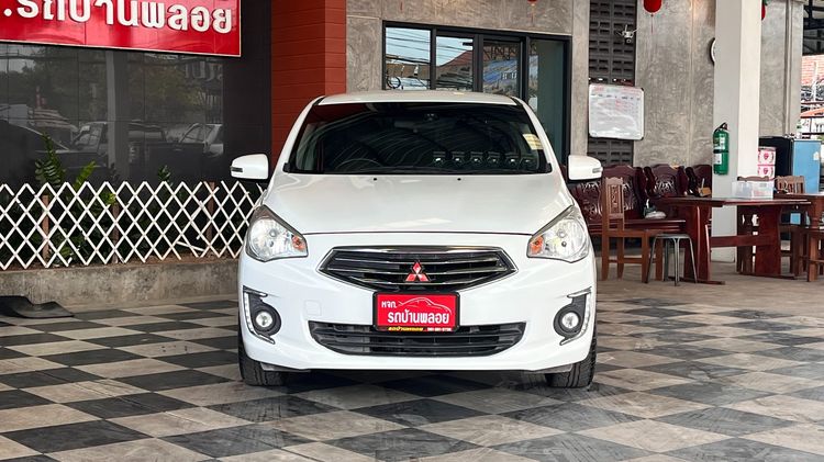 Mitsubishi Attrage 2018 1.2 GLS Sedan เบนซิน ไม่ติดแก๊ส เกียร์อัตโนมัติ ขาว รูปที่ 2