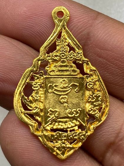 เหรียญฉลุหลวงพ่อรุ่ง ลงยา รูปที่ 2