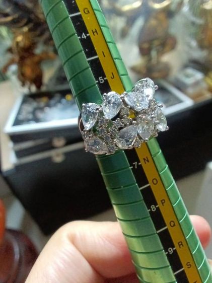แหวนเงิน ประดับคิวบิคเซอโคเนีย สวยเก๋ ไม่ซ้ำใคร รูปที่ 6