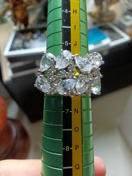 แหวนเงิน ประดับคิวบิคเซอโคเนีย สวยเก๋ ไม่ซ้ำใคร รูปที่ 9