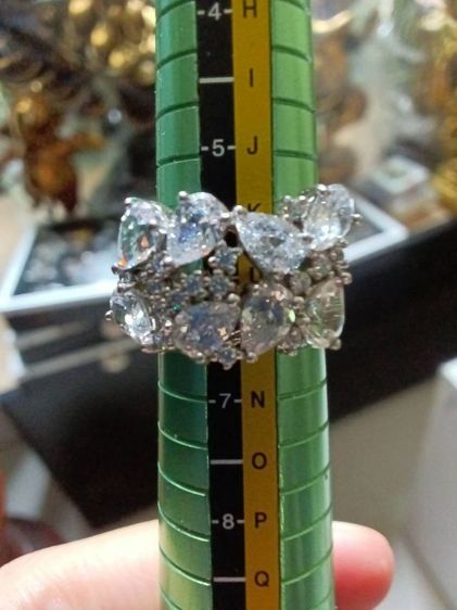 แหวนเงิน ประดับคิวบิคเซอโคเนีย สวยเก๋ ไม่ซ้ำใคร รูปที่ 18