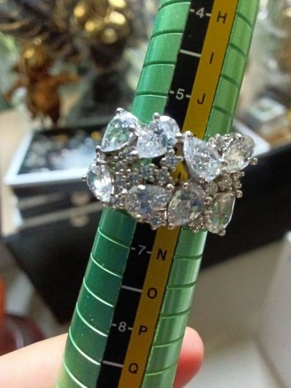 แหวนเงิน ประดับคิวบิคเซอโคเนีย สวยเก๋ ไม่ซ้ำใคร รูปที่ 17