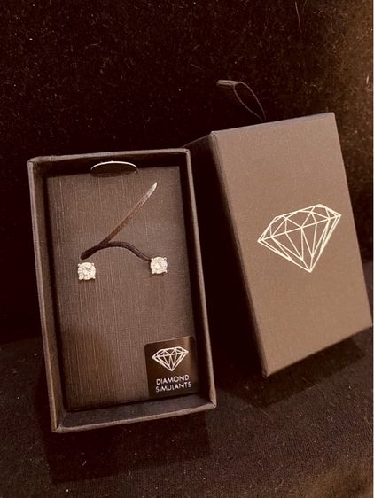 ต่างหูเพชร CZ มาพร้อมกล่อง แบรนด์ LOVISA จากออสเตรเลีย ส่งฟรี รูปที่ 8