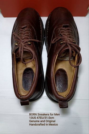 BORN, Sneakers for Men, Big Size 13US 47EU(31.0cm) Original, Handcrafted in Mexico ของแท้ มือ 2 สภาพเยี่ยม, รองเท้า Born หนังแท้ สวยมาก รูปที่ 16