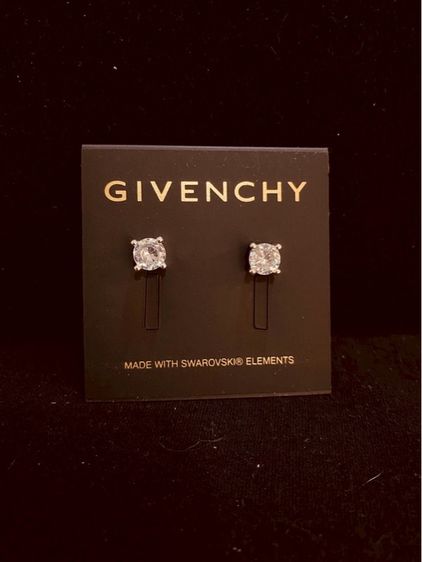 จิวเวอรี่ ต่างหู Givenchy แท้ 💯ประดับคริสตัล Swarovski แวววาวระดับพรีเมียม