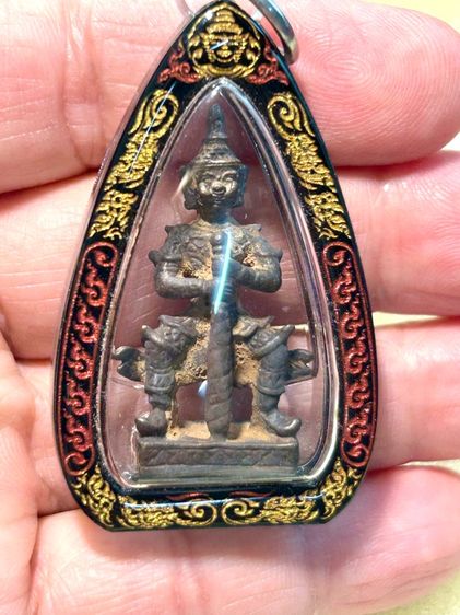 รูปหล่อโบราณ ท้าวเวสสุวรรณ  พิมพ์ใหญ่ วัดสุทัศน์ฯ พิธีเดือนเพ็ญ ปี53 รูปที่ 6