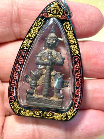 รูปหล่อโบราณ ท้าวเวสสุวรรณ  พิมพ์ใหญ่ วัดสุทัศน์ฯ พิธีเดือนเพ็ญ ปี53 รูปที่ 5