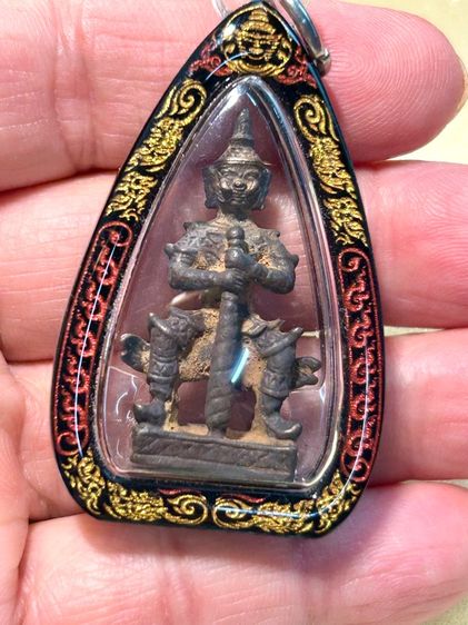 รูปหล่อโบราณ ท้าวเวสสุวรรณ  พิมพ์ใหญ่ วัดสุทัศน์ฯ พิธีเดือนเพ็ญ ปี53 รูปที่ 3