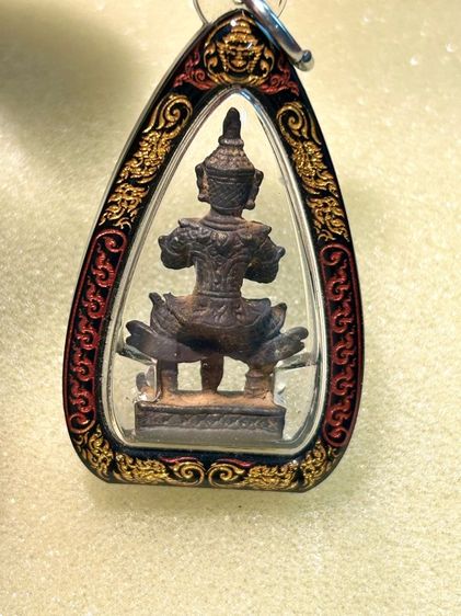 รูปหล่อโบราณ ท้าวเวสสุวรรณ  พิมพ์ใหญ่ วัดสุทัศน์ฯ พิธีเดือนเพ็ญ ปี53 รูปที่ 9