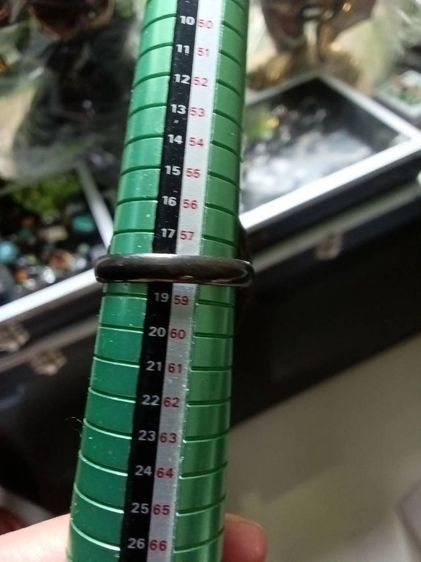 แหวนเงินประดับมุกดาหาร เม็ดใหญ่ใส่เต็มนิ้วสวย รูปที่ 12