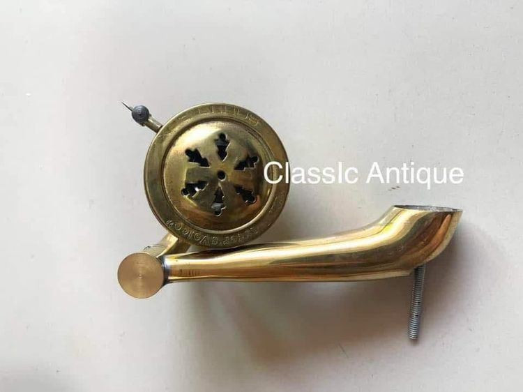 กล่องเสียง เครื่องเล่นแผ่นเสียงทองเหลือง