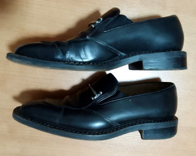 ⚡💥2️⃣5️⃣0️⃣.🔥 Clearance SALE ✨🎯 2 คู่📍 👞 รองเท้าหนังแบรนด์เนม มือ 2 สีดำ รูปที่ 18