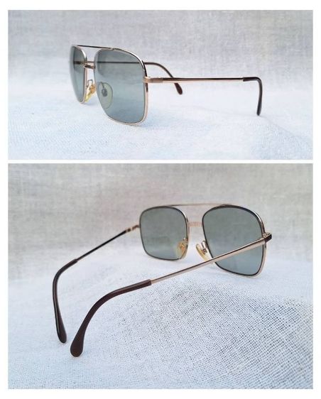 แว่นตาเทพเจ้าของชาวเยอรมัน RODENSTOCK 10K GF โรเดนสต็อค โมเดลคลาสสิค–สี่เหลี่ยม–อเวียร์เตอร์–นักบิน–คาราวานทหาร–คานยาว เลนส์กระจกคริสตัล สีเทาควันไฟ...Authentic Vintage RODENSTOCK 10K GF Handcrafted in Bavaria, Germany รูปที่ 14