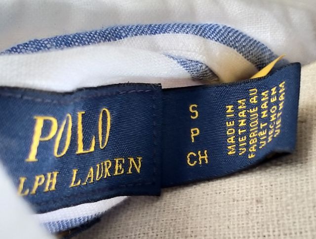 เสื้อเชิ้ตแขนยาวสตรี POLO Ralph Lauren relaxed fit มือสองของแท้ รูปที่ 18