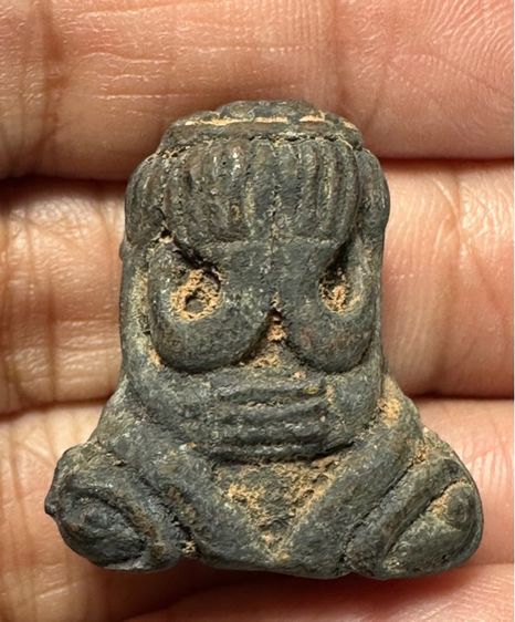 🙏พระปิดตาเนื้อสัมฤทธิ์กลับดำ ไม่ทราบที่🙏พระปิดตาไม่ทราบที่ องค์ละ1000 รูปที่ 8