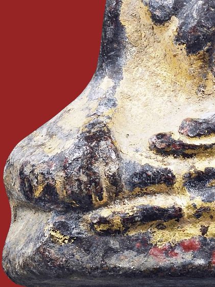 พระบ้าน💥พระท่ากระดาน เนื้อชินตะกั่วสนิมแดง กรุศรีสวัสดิ์ จ.กาญจนบุรี  รูปที่ 16