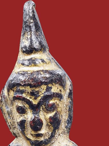 พระบ้าน💥พระท่ากระดาน เนื้อชินตะกั่วสนิมแดง กรุศรีสวัสดิ์ จ.กาญจนบุรี  รูปที่ 11